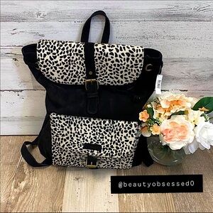 🆕🖤JANE MARIE: “DALMATIAN” REAL SUEDE BACKPACK